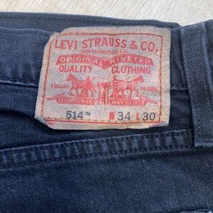 Levi’s 514 Jeans Black-Size 34x30